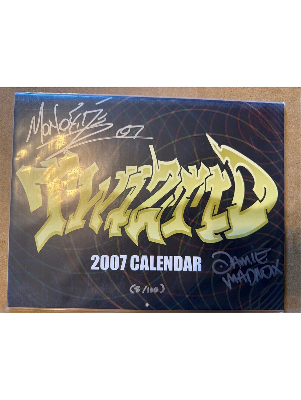 Twiztid 2007 New Autographed Calendar Jamie Madrox Monoxide Limited To 100